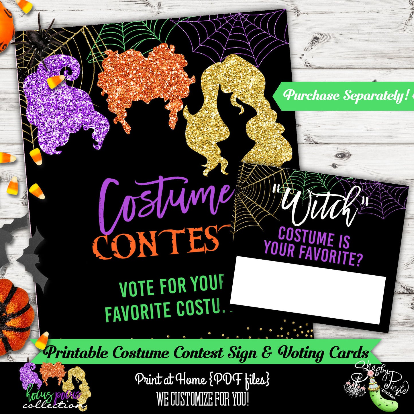 Hocus Pocus Halloween Signs-Printable-Movie Night-Birthday Signs-Halloween Party Signs-Birthday-Holiday-Digital-INSTANT DOWNLOAD