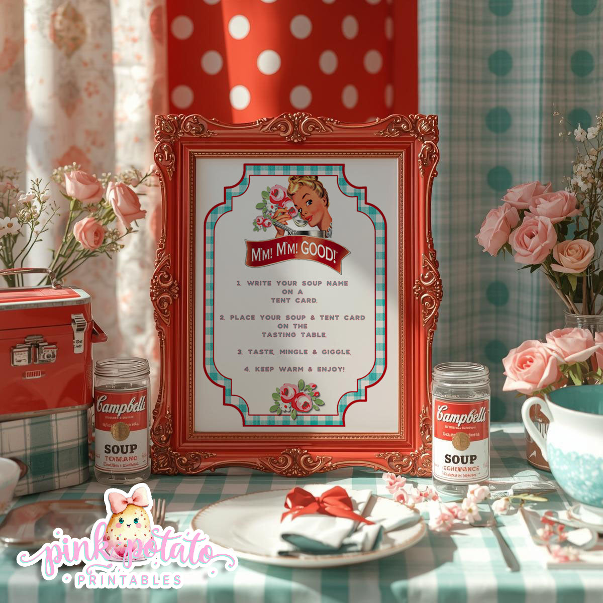 Soups On-Soup Swap-Soups On-Soup Swap-How to Sign-Soup Exchange-Soup Theme-Soup Party Printable-Digital-INSTANT DOWNLOAD