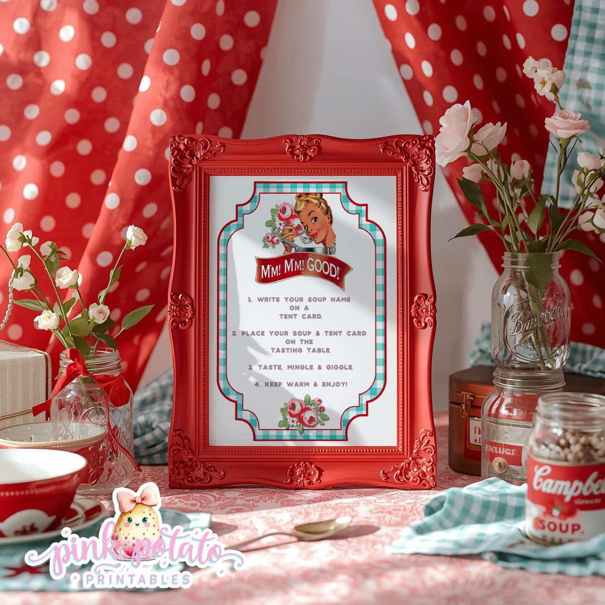 Soups On-Soup Swap-Soups On-Soup Swap-How to Sign-Soup Exchange-Soup Theme-Soup Party Printable-Digital-INSTANT DOWNLOAD