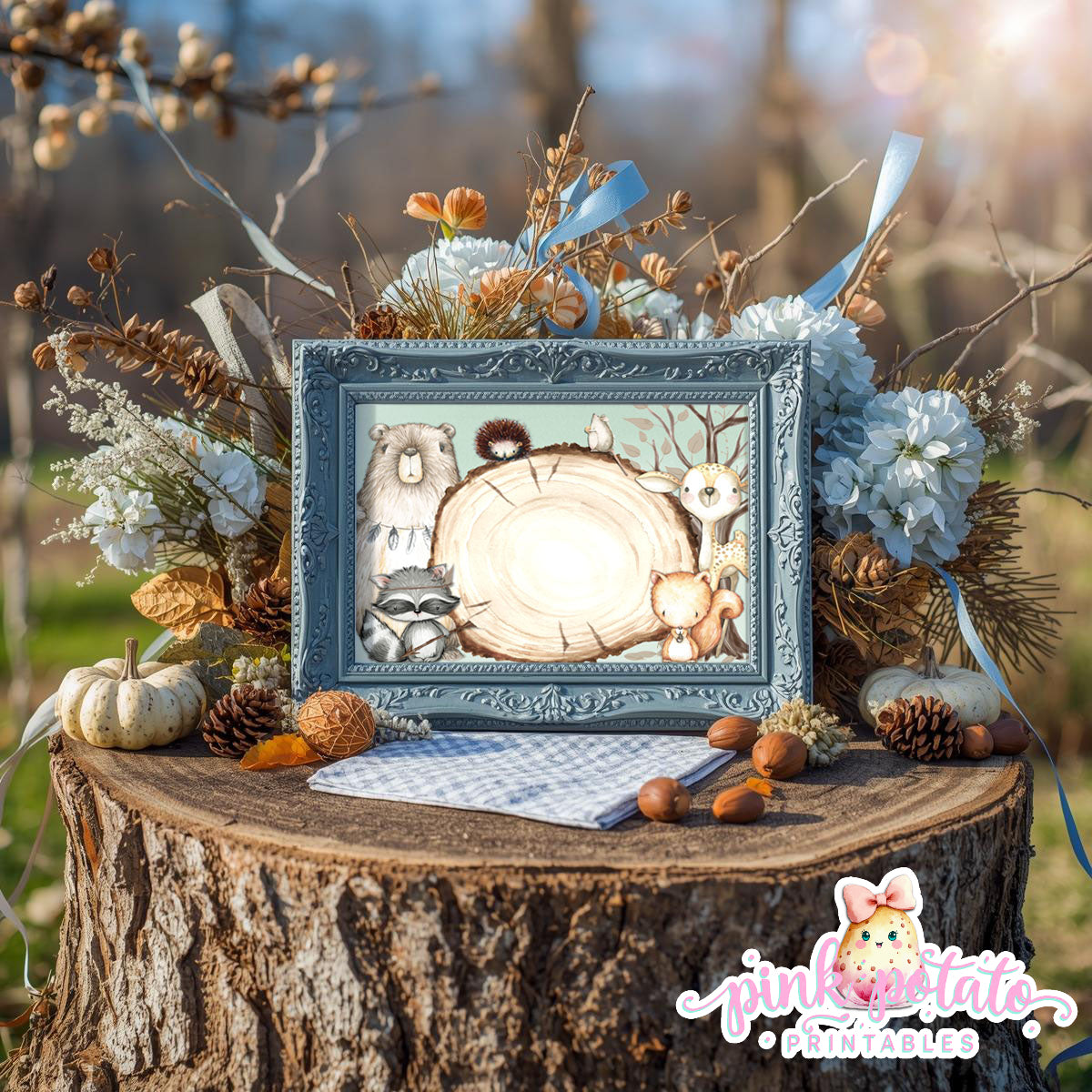 Woodland Thanksgiving-Signs-Printable-Buffet Signs-Editable Thanksgiving Sign-Thankful for Games-Happy Thanksgiving-Holiday-INSTANT DOWNLOAD