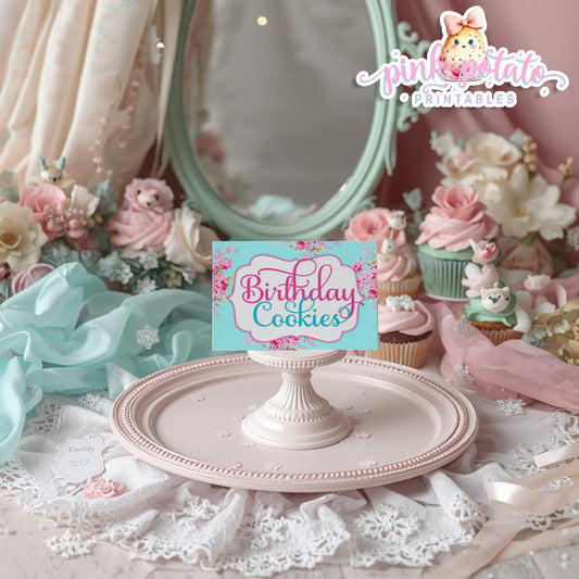 Winter ONE-derland-Buffet/Food/Place Tent Cards-Editable-Party Printable-Birthday-Mothers Day-1st First-Parties-INSTANT DOWNLOAD