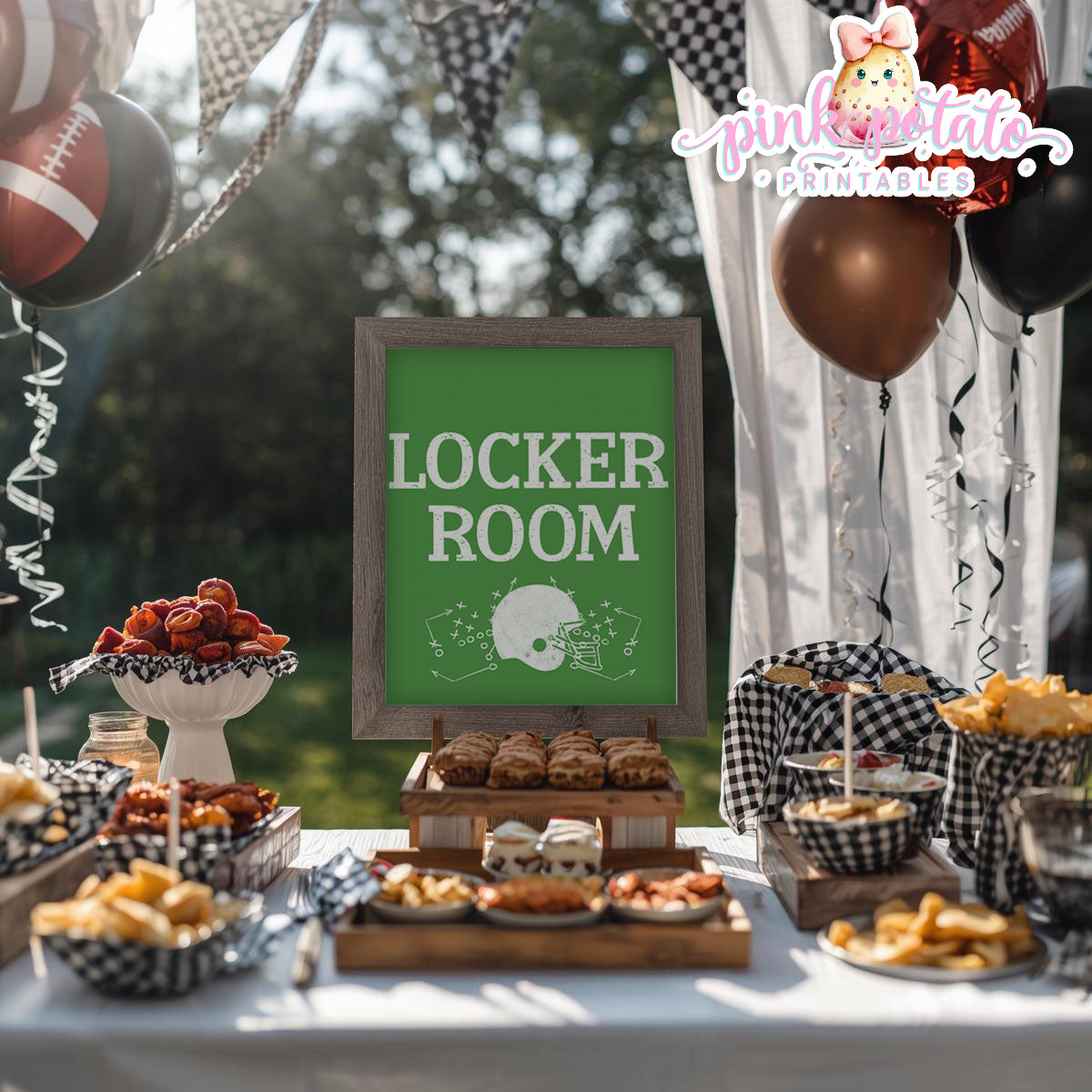 Super Bowl-8 Signs-8x10-Party Signs-Game Day Signs-Football-Superbowl Decorations-Referee-Super Bowl Sunday-Sports-Digital-INSTANT DOWNLOAD