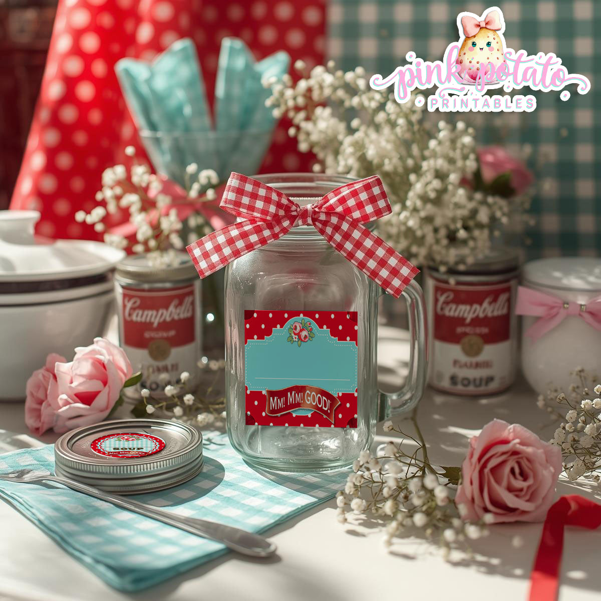 Soups On-Soup Swap-Mason Jar Labels-Soup Exchange-Soup Theme-Soup Party Printable-Digital-INSTANT DOWNLOAD