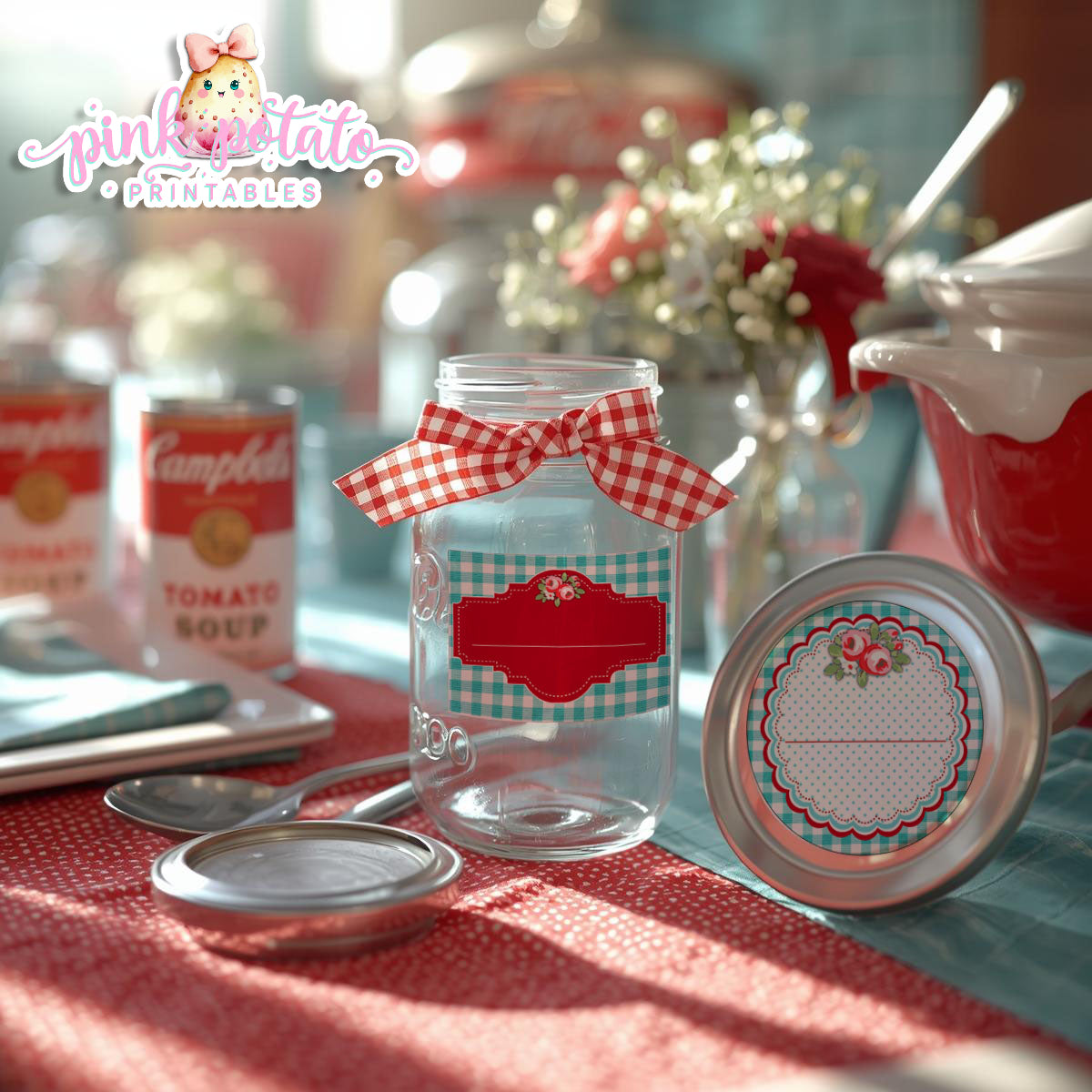 Soups On-Soup Swap-Mason Jar Labels-Soup Exchange-Soup Theme-Soup Party Printable-Digital-INSTANT DOWNLOAD