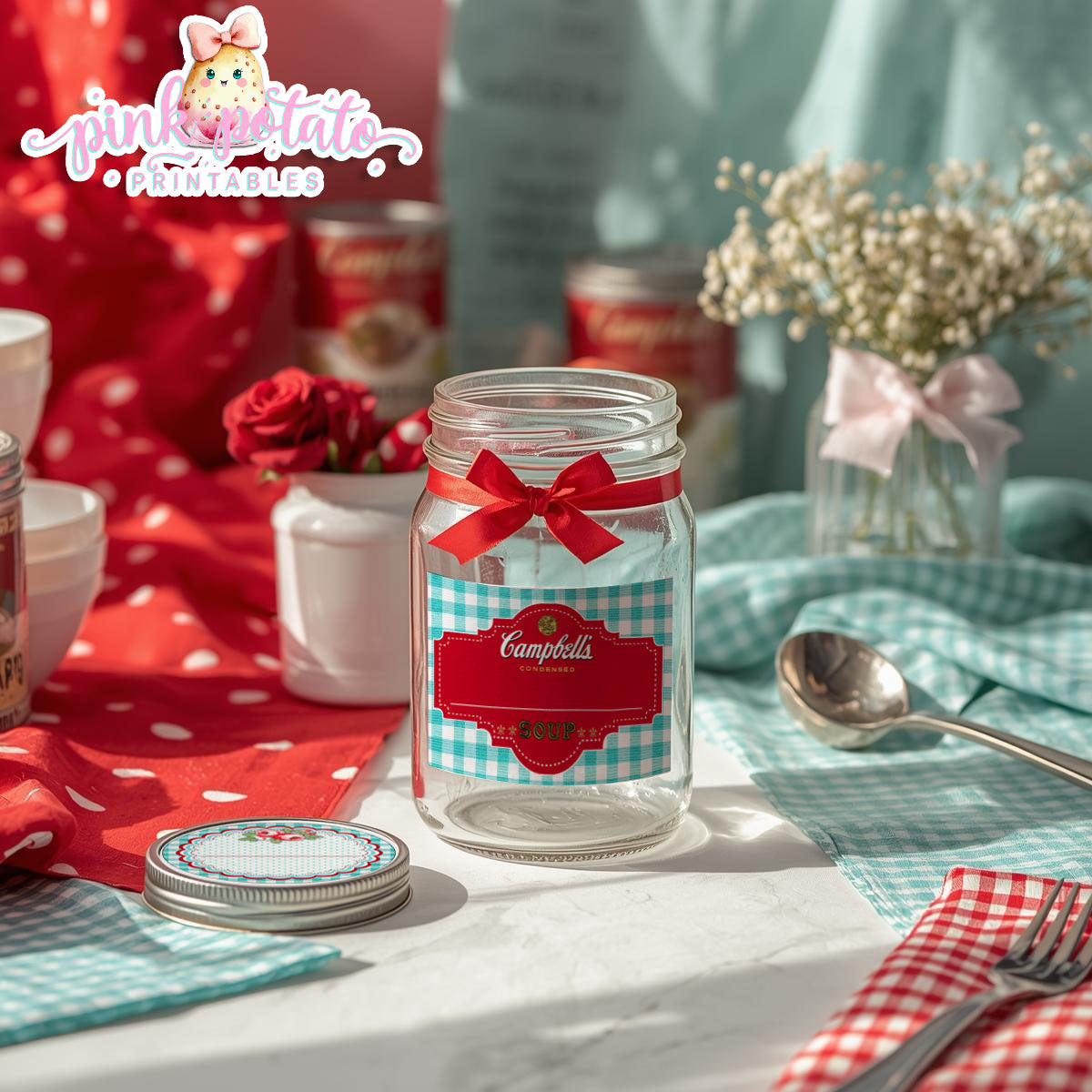 Soups On-Soup Swap-Mason Jar Labels-Soup Exchange-Soup Theme-Soup Party Printable-Digital-INSTANT DOWNLOAD