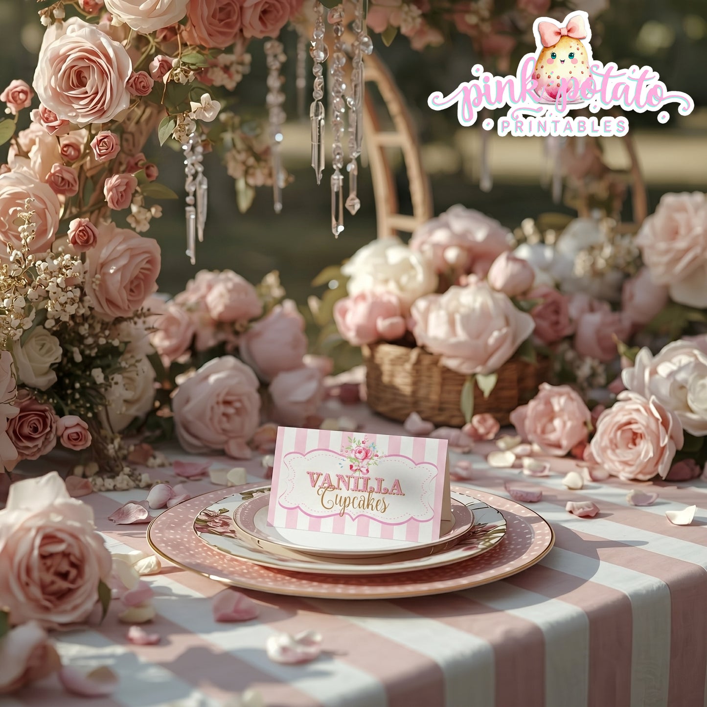 Queen for the Day-Buffet/Food/Place Tent Cards-Plain and Theme-Party Printable-Birthday-Mothers Day-Shabby Chic Parties-Digital Decorations