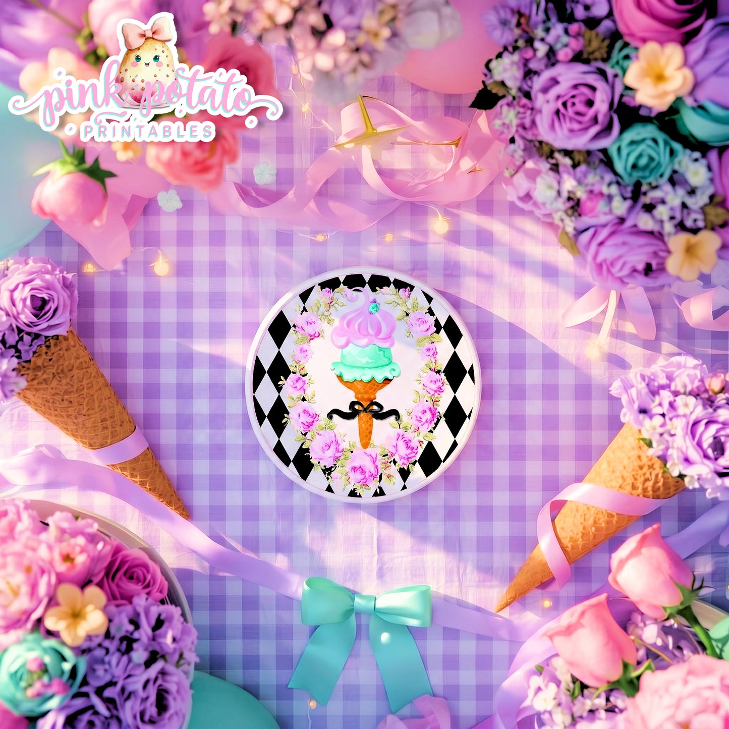Here's The Scoop, Baby-8oz Ice Cream Carton Labels-Ice Cream Baby Shower-Labels-Ice Cream Stickers-Shower Labels-Digital-INSTANT DOWNLOAD