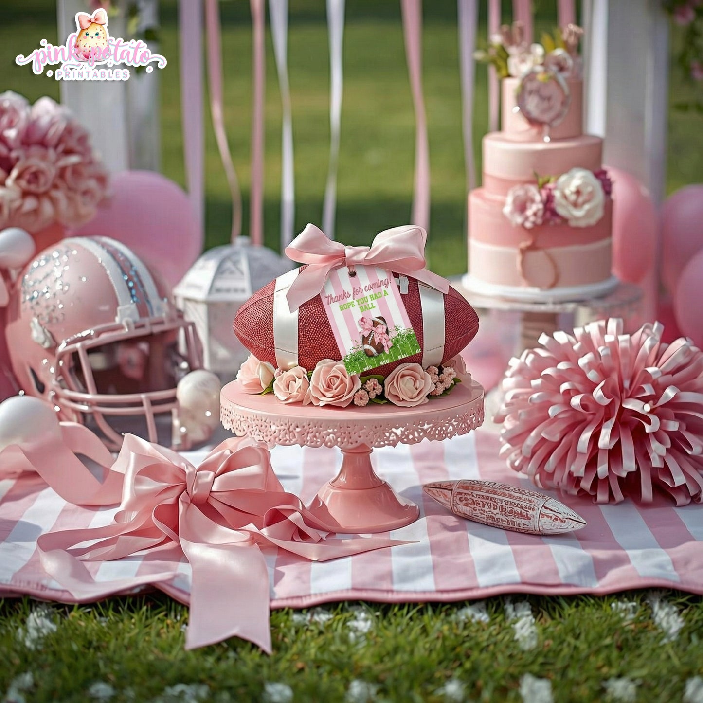 Birthday Football-Favor Tags-Football-Super Bowl Sunday-Sports-Digital-INSTANT DOWNLOAD