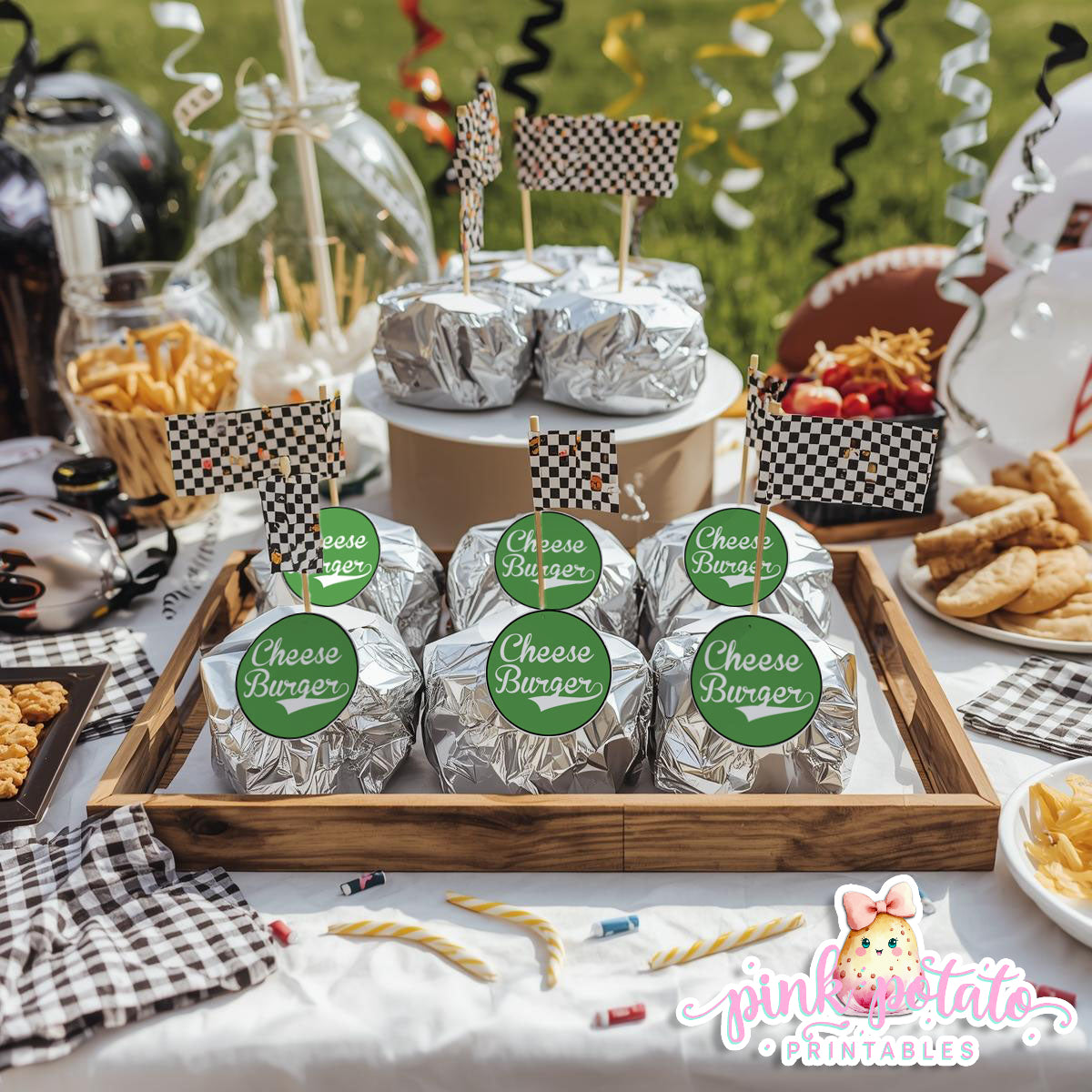 Super Bowl-Food Stickers-Seals-Buffet Stickers-Football-Superbowl Decorations-Referee-Super Bowl Sunday-Sports-Digital-INSTANT DOWNLOAD