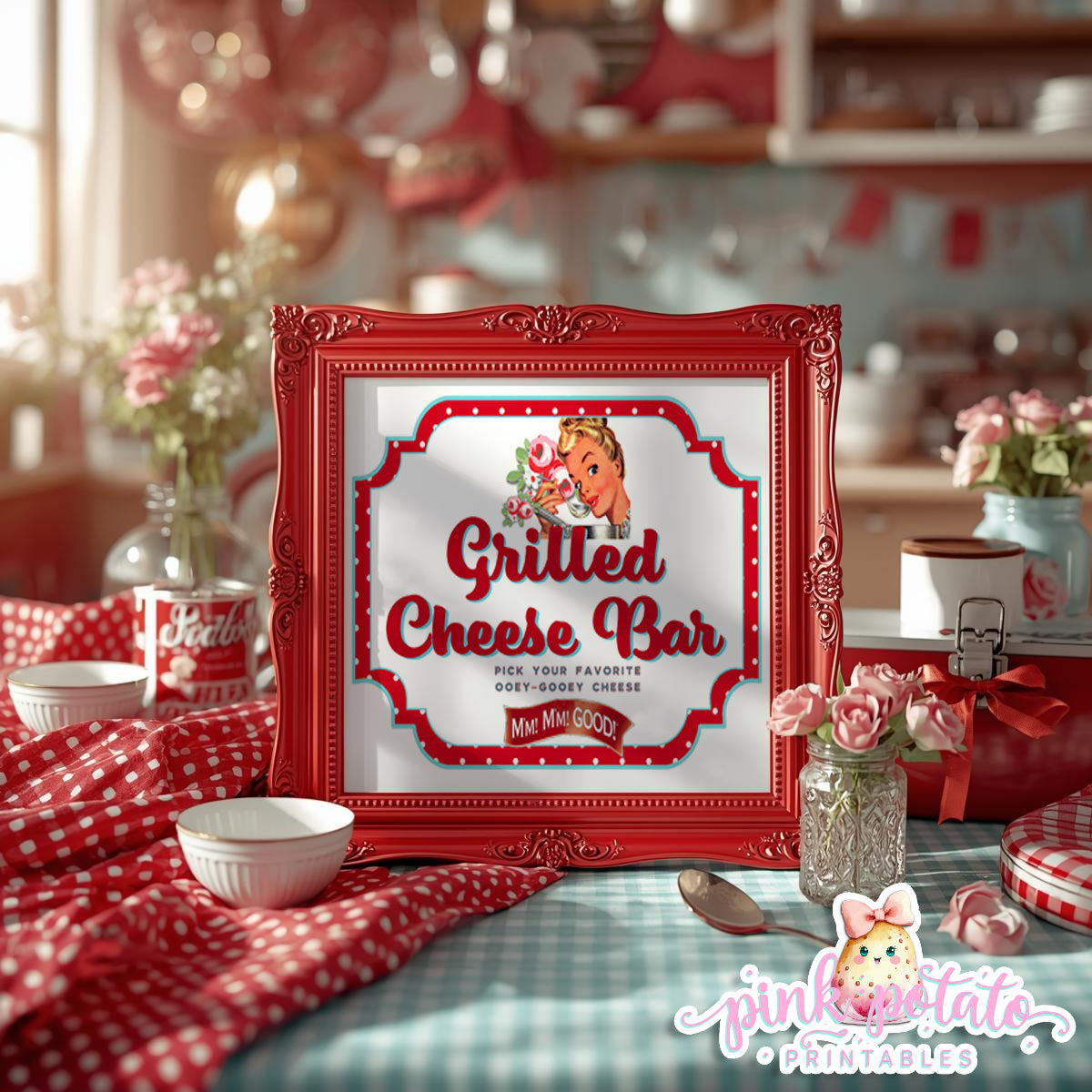 Soups On-Soup Swap Signs-Grilled Cheese Bar-Grilled Cheese Sign-Soup Exchange-Soup Theme-Soup Party Printable-Digital-INSTANT DOWNLOAD