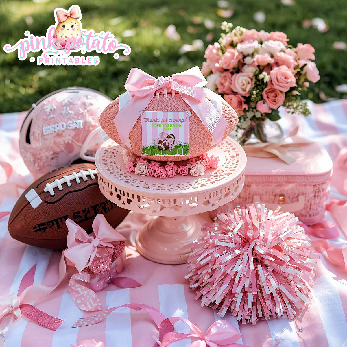 Birthday Football-Favor Tags-Football-Super Bowl Sunday-Sports-Digital-INSTANT DOWNLOAD