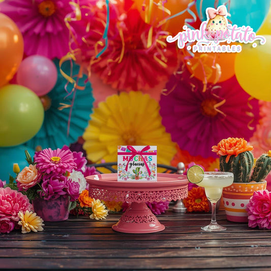 Fiesta-Favor Tags-Thank You Tags-Muchas Gracias-Cinco De Mayo-Gift Tags-Taco Bar-Celebration-Margarita Bar-Digital-INSTANT DOWNLOAD