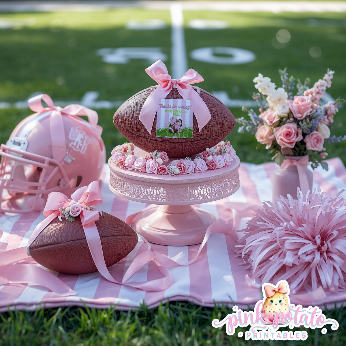 Birthday Football-Favor Tags-Football-Super Bowl Sunday-Sports-Digital-INSTANT DOWNLOAD