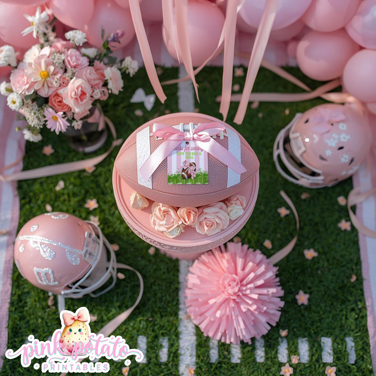 Birthday Football-Favor Tags-Football-Super Bowl Sunday-Sports-Digital-INSTANT DOWNLOAD