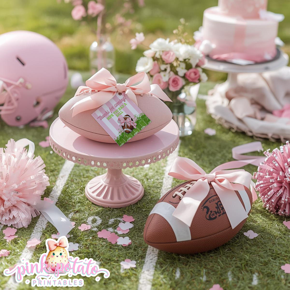 Birthday Football-Favor Tags-Football-Super Bowl Sunday-Sports-Digital-INSTANT DOWNLOAD