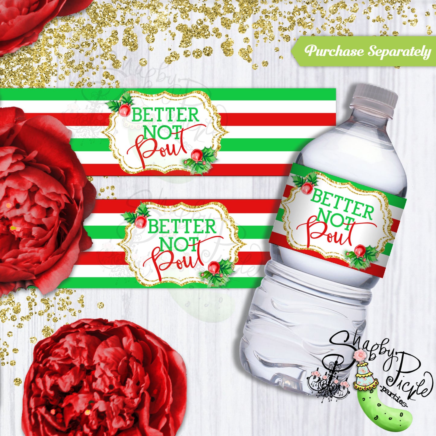 Better Not Pout-Reeses Candy Wrapper-Printable Party Favors-Custom Wrapper-Christmas Party-Class Room Favor-Holiday-Reese's-INSTANT DOWNLOAD