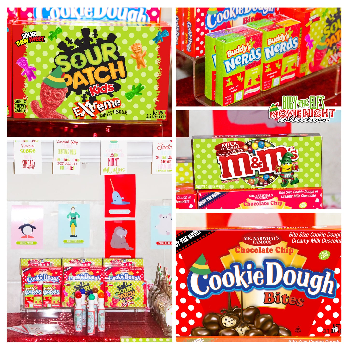 Christmas-Concession Stand Sign-Party Signs-2 Sizes-Movie Concessions-Printable-Party Printable-Digital-INSTANT DOWNLOAD