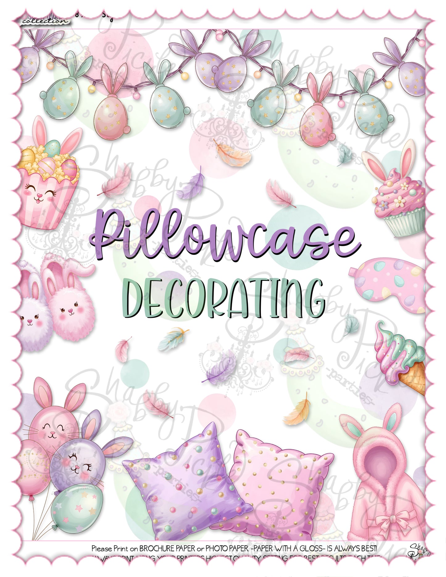 Easter Sleepover-{8} 8x10 Party Signs-Easter Slumber Party-Buffet Signs-Slumber Party Signs-Easter Birthday-Easter Party-Easter Sunday-Happy Birthday-Birthday Sleepover Party-Birthday Slumber Party-Bunny-INSTANT DOWNLOAD