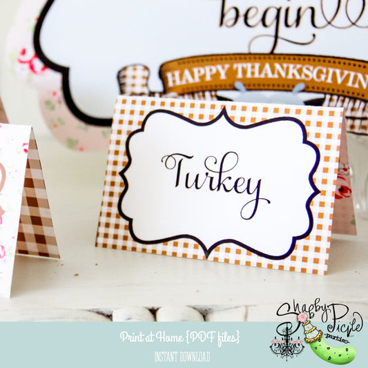 Thanksgiving-Place Cards-Buffet Cards-Tent Cards-This Seat Belongs To-Editable-Party Printables-Dinner Party-Digital Decor-INSTANT DOWNLOAD