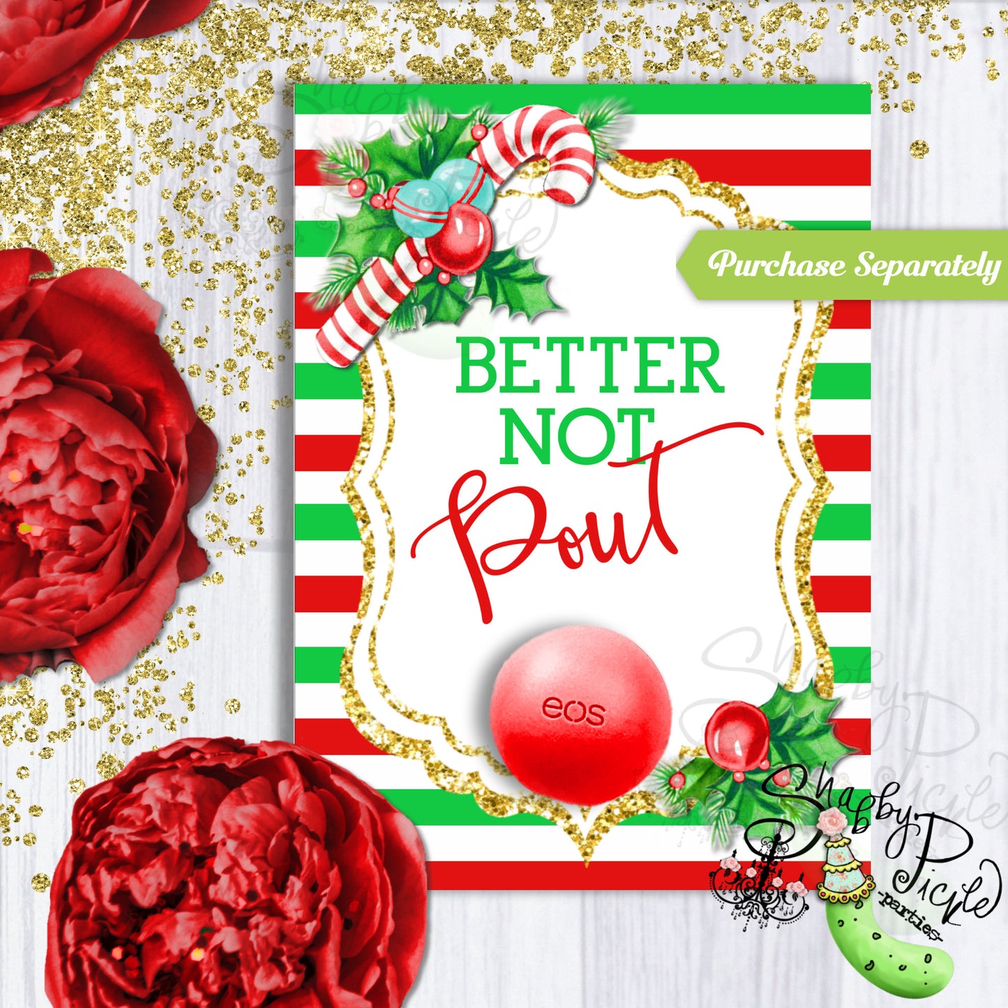 Better Not Pout-Reeses Candy Wrapper-Printable Party Favors-Custom Wrapper-Christmas Party-Class Room Favor-Holiday-Reese's-INSTANT DOWNLOAD