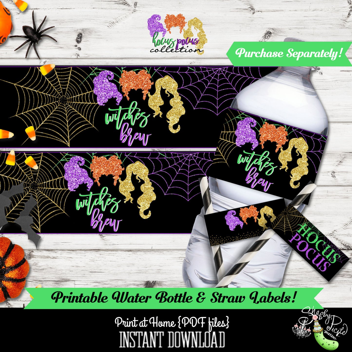 Hocus Pocus Halloween Signs-Printable-Movie Night-Birthday Signs-Halloween Party Signs-Birthday-Holiday-Digital-INSTANT DOWNLOAD