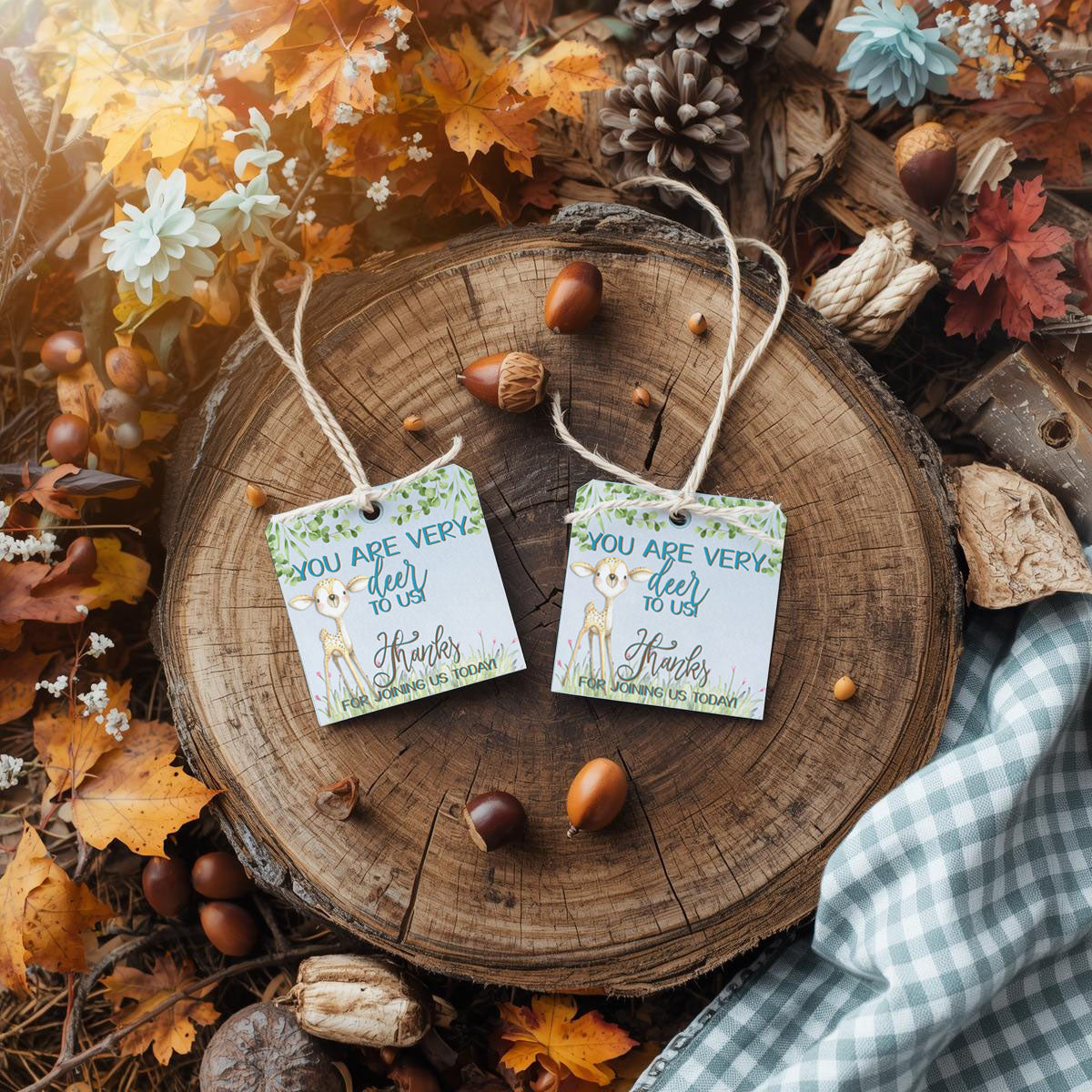 Woodland Thanksgiving-Full Party Printable-Buffet Signs-Thanksgiving Party-Water Bottle Labels-Chocolate Bar Wraps-Holiday-INSTANT DOWNLOAD