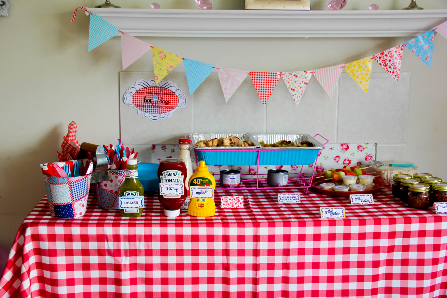 Vintage BBQ-Signs-Poster-Party Printables-Picnic-Barbeque-Cook Out-Out Door-Grilling-Backyard-DIY-Digital Decorations-Instant DOWNLOAD