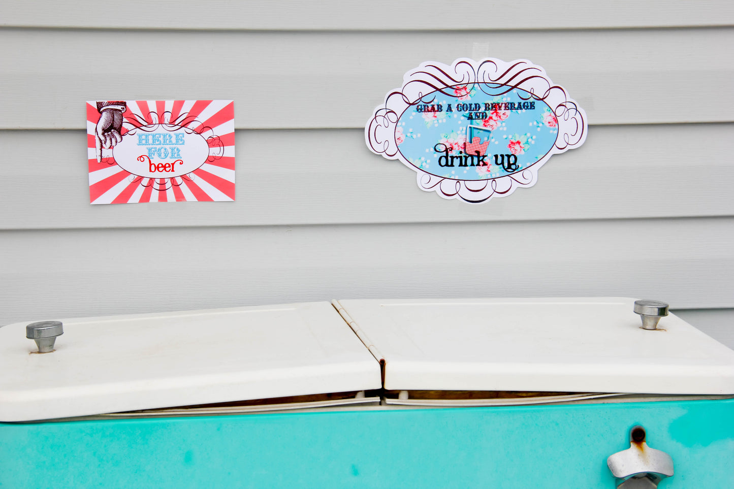 Vintage BBQ-Signs-Poster-Party Printables-Picnic-Barbeque-Cook Out-Out Door-Grilling-Backyard-DIY-Digital Decorations-Instant DOWNLOAD